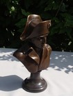 Statue Bust Of Napoleon  French Style  Solid Bronze  Signed