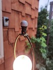 Vintage Brass Middle Eastern Style Heavy Solid Brass Wired Lamp W  Finiale K1548