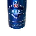 Bud Light Beer 16 Fl Oz Aluminium Bottle Empty 2011 Nfl Draft Ltd Ed Air Sealed