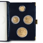 2005-w 4-coin Proof American Gold Eagle Set  box  Coa 