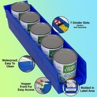 Akro Mils 18x4 Heavy Duty Waterproof Storage Bins For Home And Garage Use