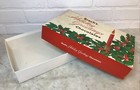 Vintage Brachs Chocolate Candy Box Empty Holiday Greetings Christmas C