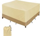 Icover Patio Furniture Cover   waterproof Dustproof Patio Table Cover   sand