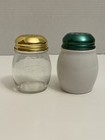 Kraft 100  Grated Parmesan Cheese Shakers  2  Ceramic   Clear Glass 4  X 3 