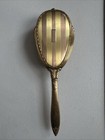 Vintage Ornate Gold Tone Victorian Style Vanity Dresser Hair Brush 10  Gc