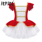Kids Girls Children Dancer Ballet Dance Dress Gymnastic Leotard Tutu Princess Dr
