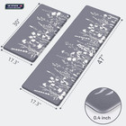 Kitchen Mat  2 Pcs  Cushioned Anti-fatigue Floor Mat  Waterproof Non-skid Ergono