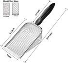Soil Sifter For Gardening Pack Of 2  Dirt Sifter Compost Sifter With Handle Sand