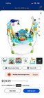 Fisher-price Ocean Wonders Jump   Learn Jumperoo Baby Activity Center Blue Green