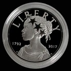 2017 P Silver Proof High Relief 1oz 225th Anniversary American Liberty Box   Coa