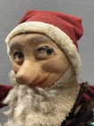 Vintage Pinecone Santa Gnome Pixie Christmas Sweden Rubber Face