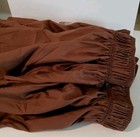 Wrap Around King Bedskirt Brown Elastic Fit 15  Drop Easy Fit Brushed Fabric 