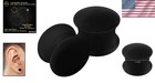 Elegant 9 16 Inch Double Flared Silicone Ear Gauges - Perfect For Sensitive Ears