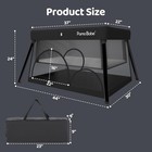 Pamo Babe Mini Travel Crib Playard Portable Baby Bed   Playpen Lightweight Open