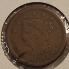 Us Braided Hair Large Cent Lot 1831 1840 1847 1851 1853