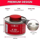 Gas One 3 Pack 6 Hour Chafing Fuel - Food Warmer For  Assorted Sizes 