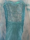 Disney Frozen Elsa Dress Girl s Princess Costume Size 5-6 Glitter Gently Worn