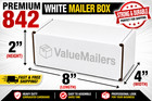 8 X 4 X 2 White Corrugated Shipping Mailer Packing Storage Box Boxes 100 To 500
