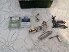 Lot Of Vintage Singer Sewing Machine Attachments Feet Needles In Box