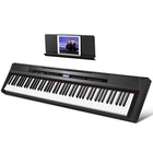      Donner Dep-20 Digital Piano With Pedal 88 Weighted Key 238 Tone 128 Polyphony