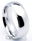 Men Cobalt Chrome Wedding Band Dome Step Edges Ring 8mm Size 7 5 To 14 5