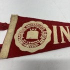 Vintage 30   s Indiana University Mini Pennant Rex Indianensis  Universitatis Lux