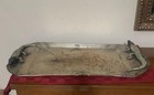 1940s Wolmar Castillo Silver Plated   Jade Alligator Platter Tray Rare Large 26   