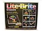 Lite-brite Classic 214 Pieces 200 Colorful Pegs 6 Templates