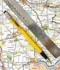 Vintage Autopoint Standard Yellow Advertising Mechanical Pencil - Working Writer