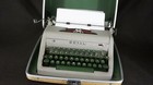 Vintage Handsome Royal Quiet Deluxe Portable Typewriter For Repair