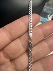 925 Sterling Silver Solid Cuban Link Chains Men s Women s 3 5mm 20 