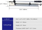 Hfs r  Din Rail Cutter Manual Guide Double Groove Cutting Tool With Dual Scale