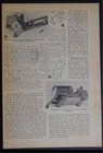 Working Crane   Bulldozer 1955 Howto Build Plans Wooden Toys