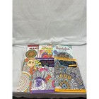Adult Coloring Book Lot Set Of 6 Mandala And Henna Designs New Unused