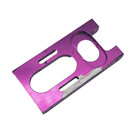 Vintage 1 10th Scale Pan Car Motor Mount- Purple Aluminum