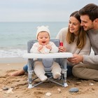 Portable Booster Seat  Foldable Baby High Chair With Removable Tray  Safety H   