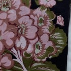 French Victorian Antique Fabric  Pink Floral  Narrow  Pre-1900  Decor