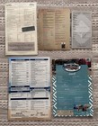 Lot Of 5 Diner Restaurant Menus - Metro  Our Place  Highway  Beach  Brunswick   