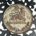 Ee 1936  1943-1944  Ethiopia 50 Santeem Lot c9050 Silver 