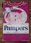 Vintage 80s Ultra Pampers 48 Maxi Plastic Diapers Original Box 18-33lbs 8-15kg