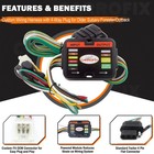 For Subaru Vehicle To Trailer Tow Hitch Wiring Harness With 4-way Flat Connector