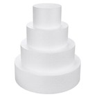 4 Tiers Foam Cake Dummies 4  6  8  10   White Dummy Cakes Styrofoam Sets  12