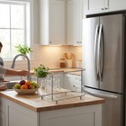 Cold-water Jug Stand Featuring Cup Shelf Metal For Kitchen  Dining Room