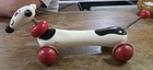 Vintage Toby Dog Dalmation Wood Pull Toy 13 