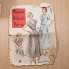 1940s 50s Womens Vintage Sewing Patterns Simplicity 12 13 14 16 18 Dress Suit  b