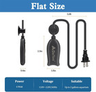 Super Mini Aquarium Heater 6 Watts Small Fish Tank Flat Heater 6w With Free Ther