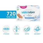 Waterwipes Sensitive  Baby Wipes 99 9  Water Unscented Hypoallergenic 720ct 12pk