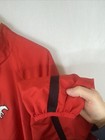 Reebok Cfl Calgary Stampeders 1 4 Zip Pullover Jacket 2xl Red Windbreaker