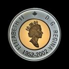 Canada  2002  2 Dollars  Silver - Qeii  Polar Bear  Gilt Toonie Jubilee Proof 11