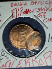 1999 1c Double Struck - Flipover 2nd Strike Off Center Rare Error        